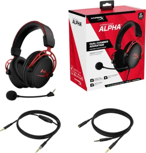 Headset Gaming HyperX Cloud Alpha compatível com PC, PS4, Xbox One, Nintendo Switch