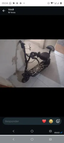 Bicicleta elétrica infantil
