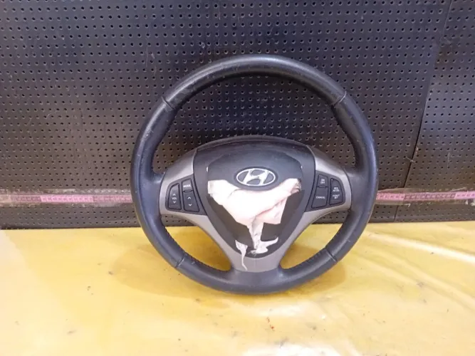 Volante De Direção Hyundai I30 Gls 2011 Leia Preto Preto