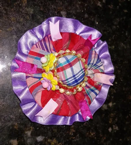 Presilha Junina Infantil para Cabelos