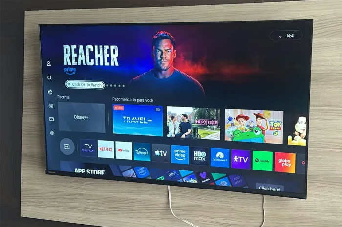 Tv Smart 43"Toshiba Dled tela infinita HDR