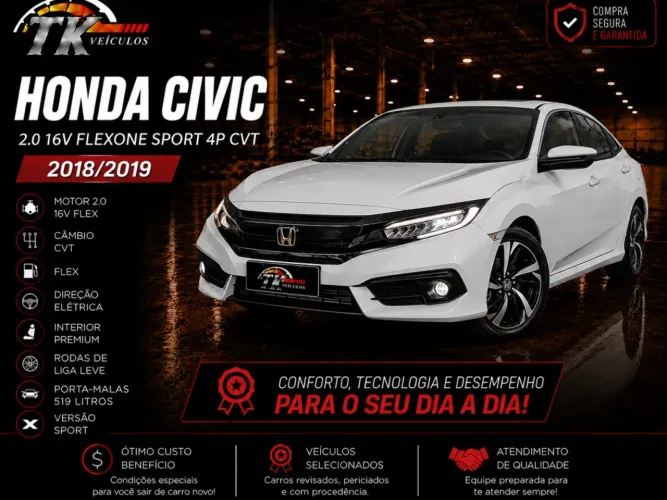 Honda Civic Sport CVT 2019