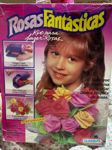 Brinquedo vintage - Rosas Fantásticas Glasslite 