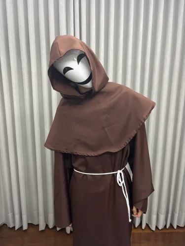 Traje/fantasia de Halloween - Frade maléfico - Tamanho M