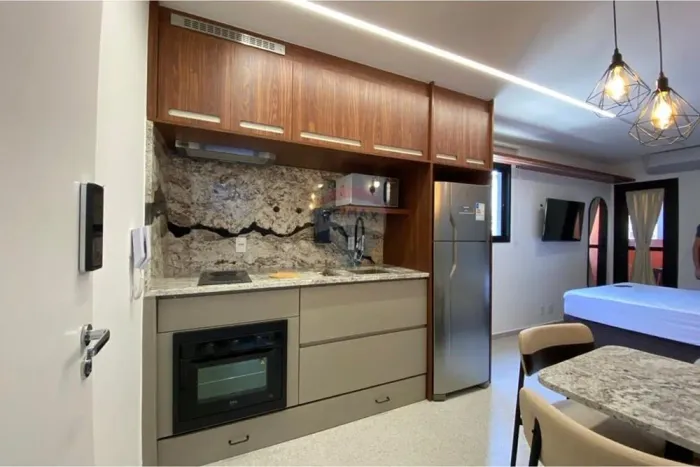 Studio mobiliado para alugar com 24m², 1 quarto na Vila Buarque - Centro de SP