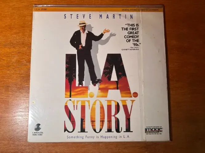 Laserdisc L.A. Story (Viver e Amar em Los Angeles) - RELÍQUIA AINDA NO PLÁSTICO - RARO