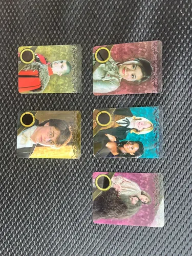 5 unidades cartas colecionáveis Harry Potter e o Cálice de Fogo Panini 2005