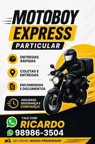 Motoboy Expresso! Entregas Seguras e de Qualidade.