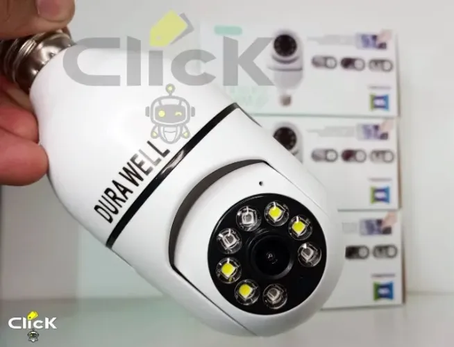 Camera Lampada WiFi Mini Speed Dome, entregamos