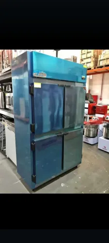 Ac mini câmara geladeira comercial 4 porta inox