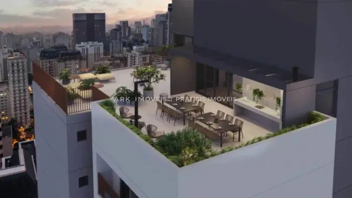 Apartamento-Studio para venda em Vila Olímpia com 1 quarto, 25m², proximo ao Shopping Vila