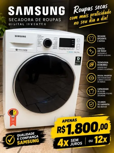 Lava e seca sansung 110v