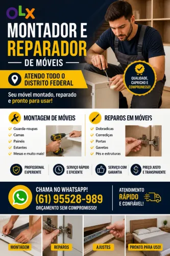 montador e reparador de moveis