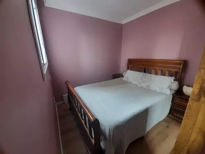 Cama casal colonial madeira maciça 