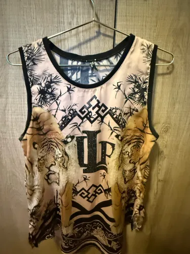 Regata Estampada Tigres & Pedraria (Lança Perfume)