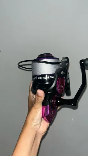 Molinete Ambidestro Orbital Surf 8000 6 Rolamentos - Pesca Brasil