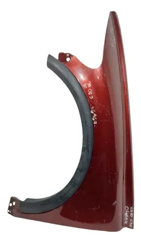 Paralama Dianteiro Esquerdo Volvo C30 2006 2012 Vermelho C/furo