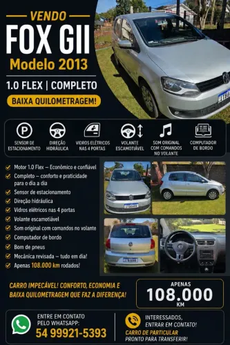 Volkswagen Fox 1.0 MI Total Flex 8V 5P 2013