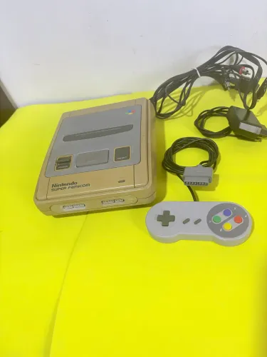 Console super famicom nintendo sem audio