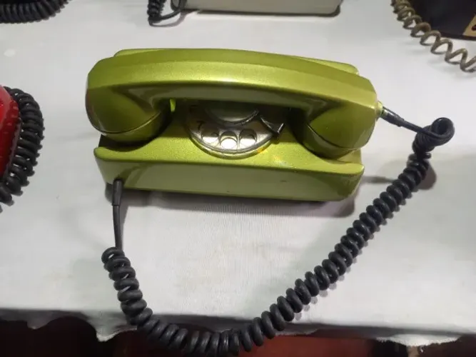 Telefone Vintage Verde decoração
