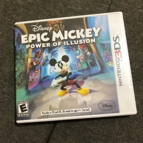 Epic Mickey Power Of Illusion Nintendo 3DS Original Completo Americano