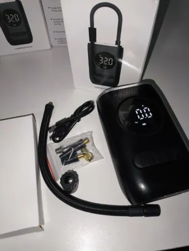 Compressor de Ar Digital Portátil | Enche Pneus em Minutos!
