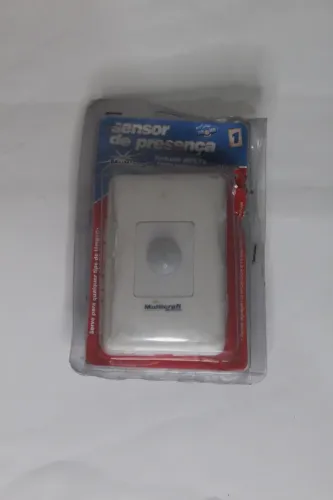 Sensor de Presença Bivolt 100-240V Automático Multicraft MPL12 Embutir