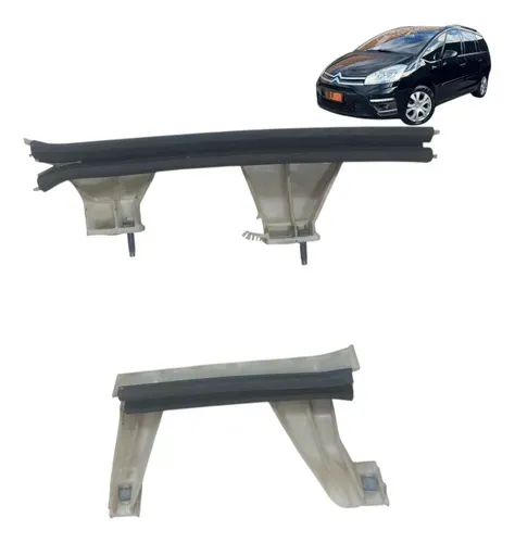 Suporte Guia Vidro Dianteiro Direito C4 Picasso 2008 2012 Preto