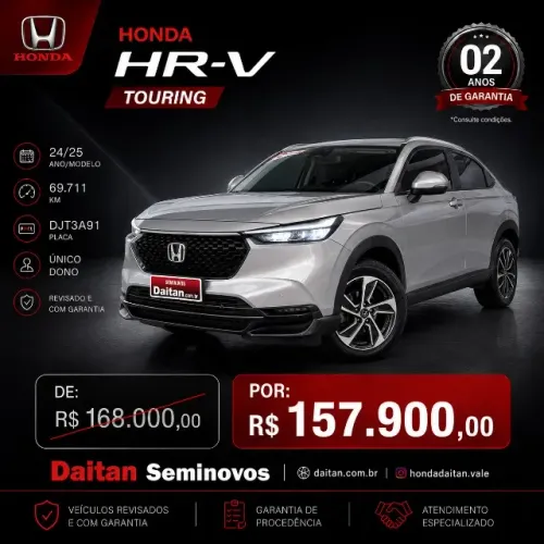 Honda HR-V Touring 1.5 TB 16V 5P Aut. 2025
