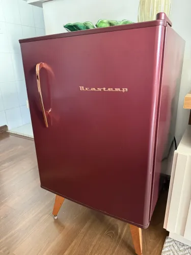 Frigobar Brastemp Retrô Marsala 76 litros 