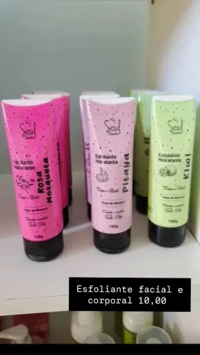 Esfoliante facial e corporal