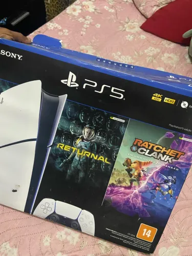 Ps5 com nota fiscal e caixa! 1tb