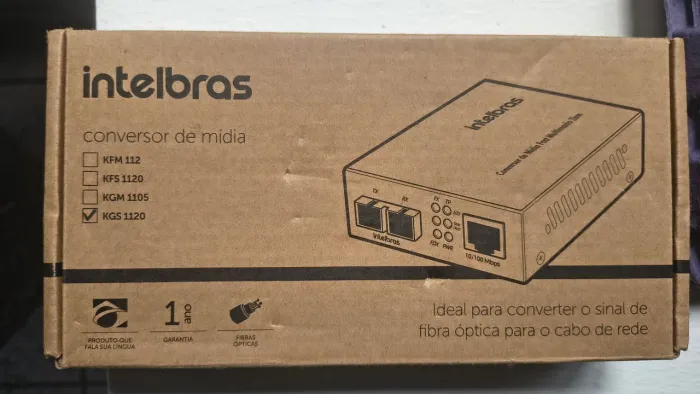 Conversor de mídia Intelbras kgs1120
