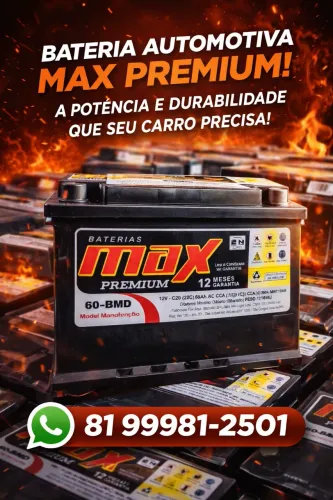 Bateria automotiva 60AH Nova ( entrega e instalação grátis)