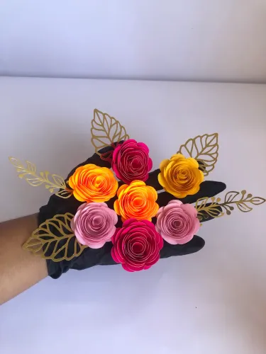 Flores Personalizadas - Papel color plus 