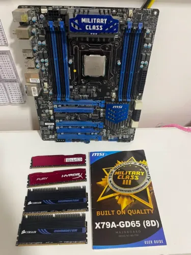 Kit i7 3820 24gb de ram ideal para games