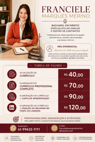 !!!! Envia Currículos e Não Recebe Retorno? Revisão Profissional de Currículo