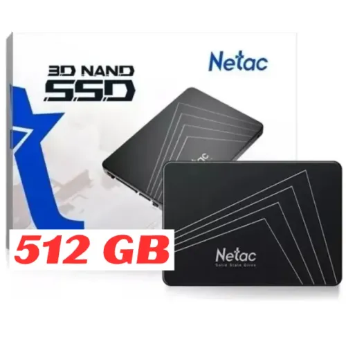 SSD Netac 512GB SATA III 6Gb/s 2.5" - Novo Lacrado
