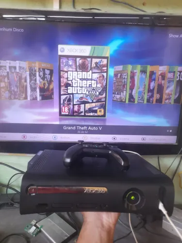 Xbox 360 destravado RGH3 62 jogos