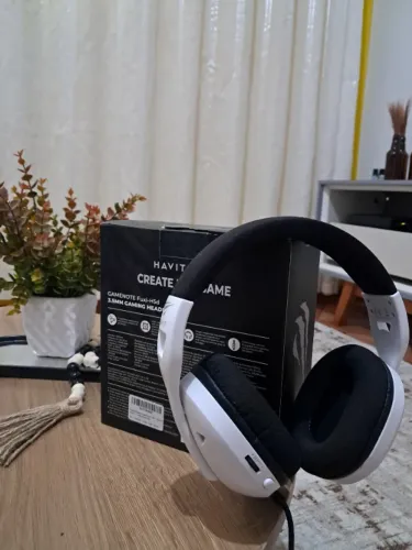 Headset Gamer Havit Fuxi H5D Com Fio - Som Surround e Microfone Removível