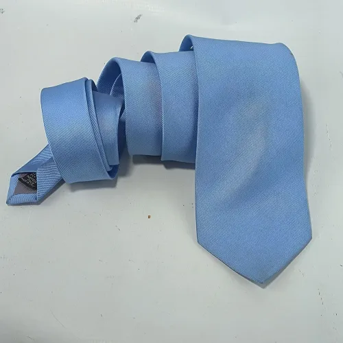 Gravata Hugo Boss original azul claro 100% seda