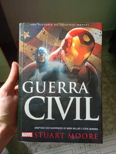 Livro guerra civil marvel