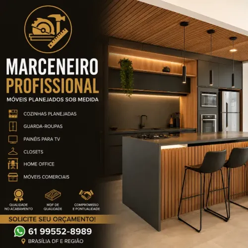 Marceneiro Profissional em Brasília DF | Móveis Planejados Sob Medida
