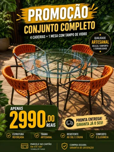 Conjunto tricô terracota pronta entrega