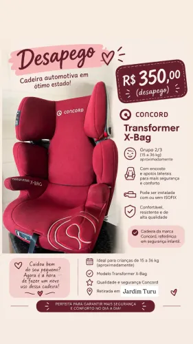 Cadeirinha infantil