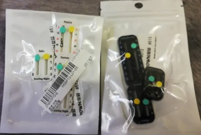 Marcador De Raquete De Tênis Portátil