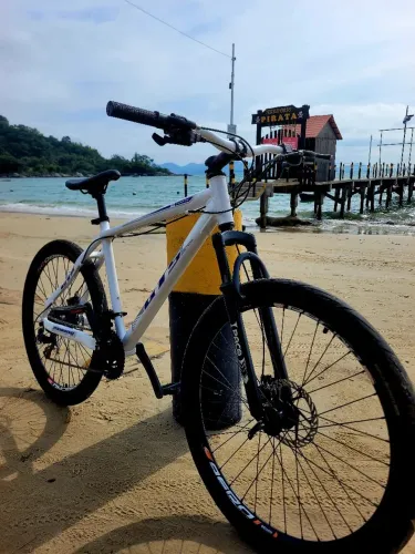 BICICLETA BRANCA GTS ARO 26 aéreo freio a disco