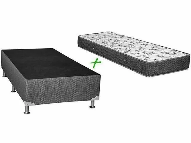 Cama solteiro box base e Colchão novo direto de fabrica