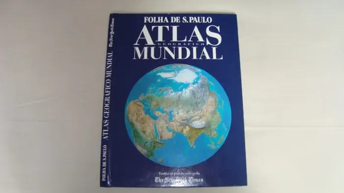 Capa Dura Atlas Geográfico Mundial C/ 2 Fascículos- Seminovo