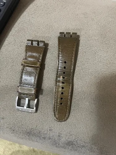 Pulseiras de couro de swatch originais a partir de 150,00 cada